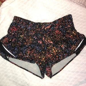Multi colored lululemon shorts